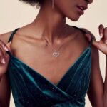 Vito 925 Sterling Silver Initial Necklace for Women, Cubic Zirconia Double Heart Letter Pendant, 18" - Image 5