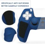 SIKEMAY Anti-Slip PS5 Controller Skin, Soft Thicken Non-Slip Studded Silicone Gel Grip Protective Cover Case for PlayStation 5 Controller Grip, 2 Pack with 8 x Thumb Grip Caps - Image 7