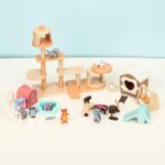 TQQFUN 43-Piece Cat Figurine Playset - Realistic Pet Care Center Role Play Toys for Kids, Toddlers, Boys and Girls - Image 4