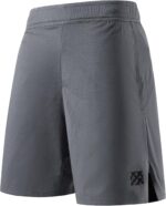 Mens Tennis Pickleball Shorts Moisture Wicking 5" Camping Hiking Workout Running Shorts with Back Zip Pocket - Image 3