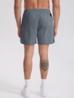 Mens Tennis Pickleball Shorts Moisture Wicking 5" Camping Hiking Workout Running Shorts with Back Zip Pocket - Image 6