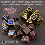 Coyeekn Mystery Dice Set, DND Dice Set of 7 Polyhedral Dice - 1 in 10 Chance to Get Legendary Dice, Dice Goblin, Suitable for Role Playing DND Gift - Image 4