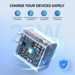 USB C Charger Compatible with Phone Charger 2Pack 20W Type C Wall Phone Charger with 6/10FT Fast Charging Cable Compatible with Phone 14/13/12/11 Pro/Pad/Pro Max/Plus/XS/XR/X/SE/8 Pink - Image 4