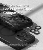 Ringke Alles [Compatible with Magsafe] Designed for iPhone 15 Pro Max Case, Protective Case with Stand Powerful Magnetic Cover Precise Cutouts for Camera Lenses - Black - Image 10