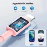 USB C Charger Compatible with Phone Charger 2Pack 20W Type C Wall Phone Charger with 6/10FT Fast Charging Cable Compatible with Phone 14/13/12/11 Pro/Pad/Pro Max/Plus/XS/XR/X/SE/8 Pink - Image 7