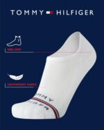 Tommy Hilfiger Mens No Show Socks - 6 Pack Cotton Blend Stretch Soft Cushioned Casual Athletic Sports Liners Low Cut Socks - Image 3