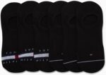 Tommy Hilfiger Mens No Show Socks - 6 Pack Cotton Blend Stretch Soft Cushioned Casual Athletic Sports Liners Low Cut Socks - Image 5