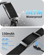 Smart Bracelet for Men Women, Health Activity Fitness Trackers, 24/7 Continuous Heart Rate/Blood Pressure/HRV/Stress Monitor, 24H Sleep Tracker, 170+ Sports Modes Smart Wristband with Free APP 2 Bands - Image 7