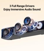 ULTIMEA 7.1ch Virtual Surround Sound Bar, Sound Bar for Smart TV with 4 Surround Speakers, Peak Power 330W, Surround Sound System for TV, App Control, TV Soundbar with Subwoofer, Opt/AUX/BT, Aura A40 - Image 9