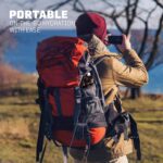 ONETIGRIS 32 oz Insulated Water Bottle with Straw - Tactical Stainless Steel Water Jug, Leakproof Thermos Wide Mouth Sport bottle with 3 Lids and Sleeve for Travel, Gym, Camping, Hiking - Image 9