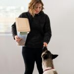 IRIS USA 13 Lbs / 15 Qt WeatherPro Airtight Pet Food Storage Container, for Dog Cat Bird and Other Pet Food Storage Bin, Pet Supplies, Keep Fresh, BPA Free, Clear/Almond - Image 12