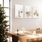 Christian Wall Art - Jesus Decor: 3 Pcs Jesus Wall Art, Christ Religion Canvas Wall Decor, Boho Art Home Pictures Posters Prints Paintings for Living Room, Bedroom, Church Decorations (12x16in Framed) - Image 7