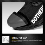 Furuian Steel Toe Sneakers for Men Women Lightweight Safety Shoes Comfortable Puncture Proof Slip On Indestructible Work Shoes - Image 6