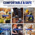 Furuian Steel Toe Sneakers for Men Women Lightweight Safety Shoes Comfortable Puncture Proof Slip On Indestructible Work Shoes - Image 9