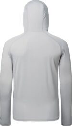 BASSDASH Men’s UPF 50+ 1/4 Zip Fishing Hoodie Shirt Quick Dry Performance Long Sleeve Sun Protection FS24M - Image 3