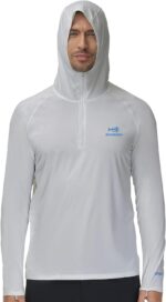 BASSDASH Men’s UPF 50+ 1/4 Zip Fishing Hoodie Shirt Quick Dry Performance Long Sleeve Sun Protection FS24M - Image 7