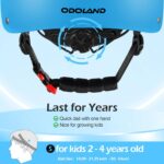 Odoland Kids Bike Helmet for Boys & Girls Age 2-10, Kid Bicycle Helmet Adjustable Fits 48-55cm, Safety Multi-Sport Helmet Design for Children Cycling, Skating, Scooter, Outdoor Sports - Image 4