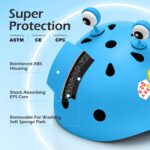 Odoland Kids Bike Helmet for Boys & Girls Age 2-10, Kid Bicycle Helmet Adjustable Fits 48-55cm, Safety Multi-Sport Helmet Design for Children Cycling, Skating, Scooter, Outdoor Sports - Image 5