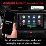 JVC KW-M590BT Single Din/Double Din Car Stereo (50W x 4-Ch), L-Shaped Chassis Fits Most Cars, Large 6.8" Hi-Res Touchscreen, AM/FM, Apple CarPlay, Android Auto, Rear Camera Input, USB 2.1 Fast Charge - Image 6