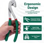 Car Door Fender Panel Crimp Dent Edge Pliers, Paintless Dent Repair Kit, Auto Body Repair Tool, Wheel Eyebrow Pit Shaping Tool Door Cover Edge Sheet Metal Multi-Function Pliers - Green - Image 3