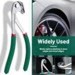 Car Door Fender Panel Crimp Dent Edge Pliers, Paintless Dent Repair Kit, Auto Body Repair Tool, Wheel Eyebrow Pit Shaping Tool Door Cover Edge Sheet Metal Multi-Function Pliers - Green - Image 6