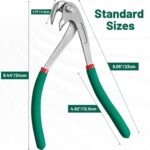 Car Door Fender Panel Crimp Dent Edge Pliers, Paintless Dent Repair Kit, Auto Body Repair Tool, Wheel Eyebrow Pit Shaping Tool Door Cover Edge Sheet Metal Multi-Function Pliers - Green - Image 7