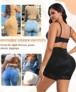 DERCA Padded Underwear for Women Butt Lifting Shapewear Booty Pads Hip Enhancer Lace Boyshorts - Image 6
