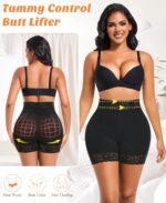 DERCA Padded Underwear for Women Butt Lifting Shapewear Booty Pads Hip Enhancer Lace Boyshorts - Image 7