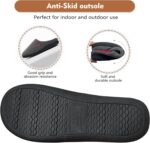 House Slippers for Men, Memory Foam Bedroom Slippers, House Shoes Indoor Outdoor - Image 5