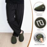 House Slippers for Men, Memory Foam Bedroom Slippers, House Shoes Indoor Outdoor - Image 6