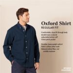 Amazon Essentials Men's Long Sleeve Shirts Casual - Regular-Fit Pocket Oxford - Image 3