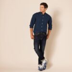 Amazon Essentials Men's Long Sleeve Shirts Casual - Regular-Fit Pocket Oxford - Image 6