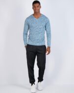 Real Essentials 4 Pack: Men's Dry Fit Long Sleeve V-Neck Active T-Shirt - Athletic Outdoor UPF 50+ (Available in Big & Tall) - Image 6