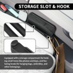 Turcee 2PCS Car Seat Gap Filler Organizer with Storage Slot & Hook,Car Seat Gap Filler Strip for Filling Gaps,Universal & Double-Sided Use Cars Seats Gaps Plug Cars Interior Accessories - Image 4