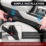 Turcee 2PCS Car Seat Gap Filler Organizer with Storage Slot & Hook,Car Seat Gap Filler Strip for Filling Gaps,Universal & Double-Sided Use Cars Seats Gaps Plug Cars Interior Accessories - Image 8