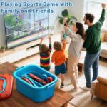 Deruitu 15 in 1 Switch Sports Accessories Bundle Set for Nintendo Switch/ OLED, Switch Sports Games Accessories Kit, Family Party Pack Set for Switch OLED Sports Games - Image 8