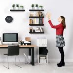 Sorbus Floating Shelves for Wall, Bathroom Shelves Wall Mounted for Kitchen, Bedroom, Living Room, Bathroom Storage, Over Toilet, Hanging Book Shelf for Ｗall Home Decor (Black, 5 Pack) - Image 7