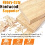 Heavy Duty Couch Cushion Support Board for Sagging Sofa, 24''x81'' Extra Thick Solid Wood Under Couch Insert with Anti-Slip Dots, Repair Sagging Spring Sofa and Replace Worn Cushions - Image 3