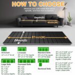 Heavy Duty Couch Cushion Support Board for Sagging Sofa, 24''x81'' Extra Thick Solid Wood Under Couch Insert with Anti-Slip Dots, Repair Sagging Spring Sofa and Replace Worn Cushions - Image 6