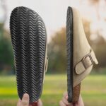 BULLIANT Clogs Slippers Sandals Nurse Work Shoes Men Women,Fleece-Lined Upper+Memory FOAD Cushioned Cork-Footbed - Image 5