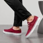 yageyan Men’s Low Top Canvas Walking Shoes Lace-up Fashion Sneakers Casual - Image 5