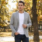 Men's Casual Suit Blazer Slim Fit Sport Jackets for Men Two Button Business Wedding Party Banquet - Image 3