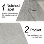 Men's Casual Suit Blazer Slim Fit Sport Jackets for Men Two Button Business Wedding Party Banquet - Image 6
