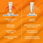 TruSkin Vitamin C Cream for Face – Brightening Moisturizer, Anti Aging, Hydrating, Skin Wrinkle Cream – Vitamin B5, Vitamin E, Jojoba Oil, Aloe Vera & Green Tea, 4 Fl Oz - Image 6