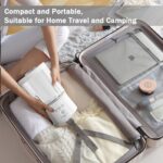 Portable Mini Washing Machine, Compact Portable Washer and Makeup Brush Cleaner, Underwear Washing Machine for Scoks & Small Clothes Idea for Home, Dorm, RV, Hotel & Camping (White) - Image 8