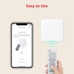 SwitchBot Hub Mini Smart Remote - IR Blaster, Link SwitchBot to Wi-Fi (Support 2.4GHz), Control TV, Air Conditioner, Compatible with Alexa, Google Home, IFTTT (White) - Image 3