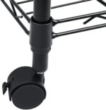 Simple Deluxe Heavy Duty 5-Shelf Storage Shelving Unit, 1250lbs Loading Capacity, 29.92" D x 13.98" W x 61.09" H, Black - Image 5