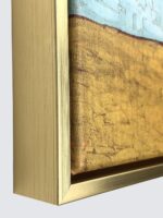 Wieco Art Framed Wall Art Canvas Prints of Sunflower by Vincent Van Gogh Paintings Reproduction Abstract Wall Decorations for Living Room Golden Frame - Image 7