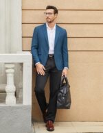 COOFANDY Men's Casual Blazer One Button Sport Coat Slim Fit Lightweight Suit Blazer Jacket - Image 4