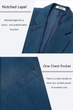 COOFANDY Men's Casual Blazer One Button Sport Coat Slim Fit Lightweight Suit Blazer Jacket - Image 5